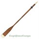 DECORATIVE NAUTICAL WOODEN ROWING BOAT OAR IVORY
