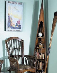 Eight Bookcase Rowing Shell Skull Canoe Boat Bookshelves Shelf On