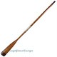 DECORATIVE NAUTICAL WOODEN ROWING BOAT OAR BROWN