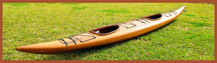  Cedar Wood Strip Kayak Wooden Boat 19 039 Woodenboat USA New | eBay