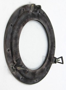 Nautical Antique Bronze Finish Ship Porthole Window