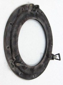 Antique Bronze Finish Ship's Porthole Window Glass Round