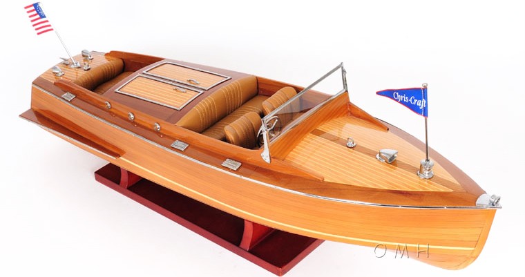  Runabout Wood Model 24" Classic Mahogany Racing Speed Boat New | eBay