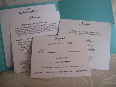 Wedding Invitations  Rhinestones on Tiffany Rhinestone Buckle Pocketfold Wedding Invitation   Ebay