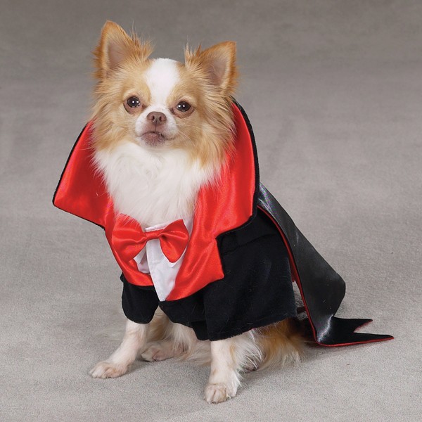 Dog DOGICULA Dracula Halloween Costume Twilight Pet Clothes Vampire XS