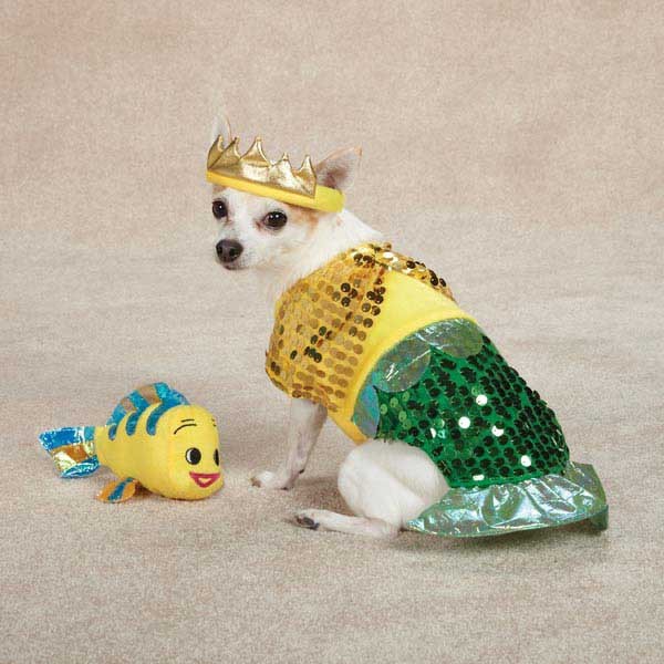 mermaid dog stuffed animal