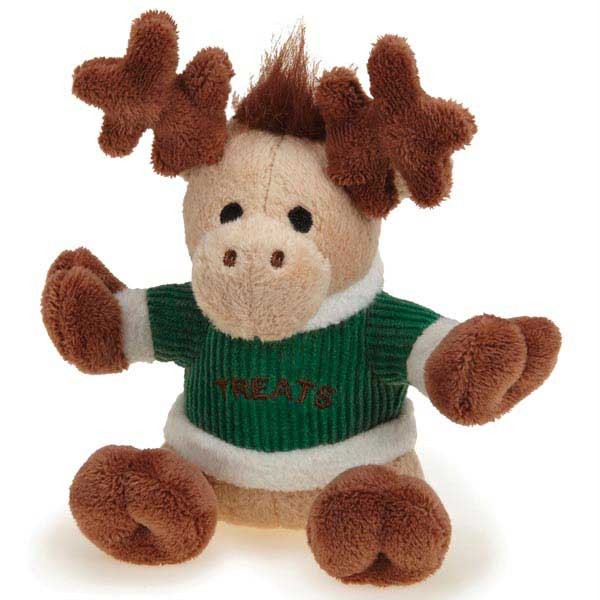 plush moose dog toy