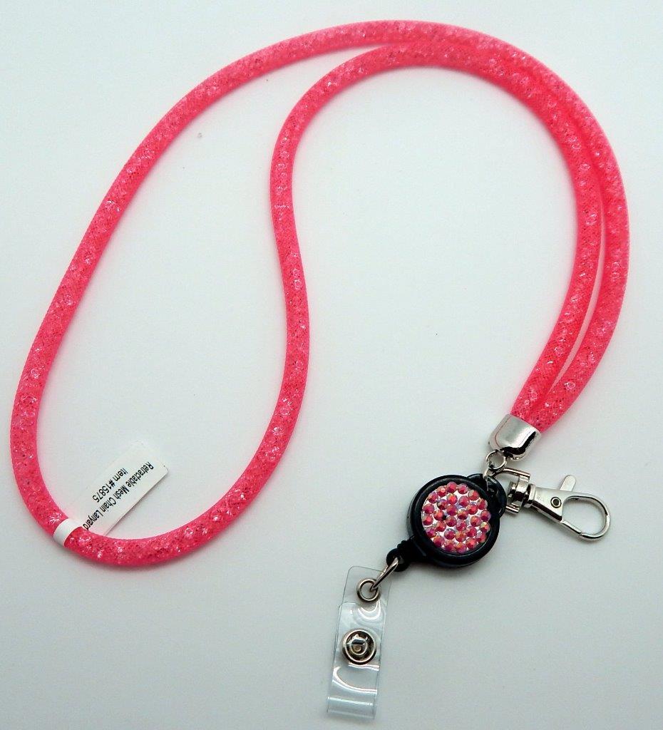 Stardust Crystal & Mesh Extendable Lanyards New on Market! eBay