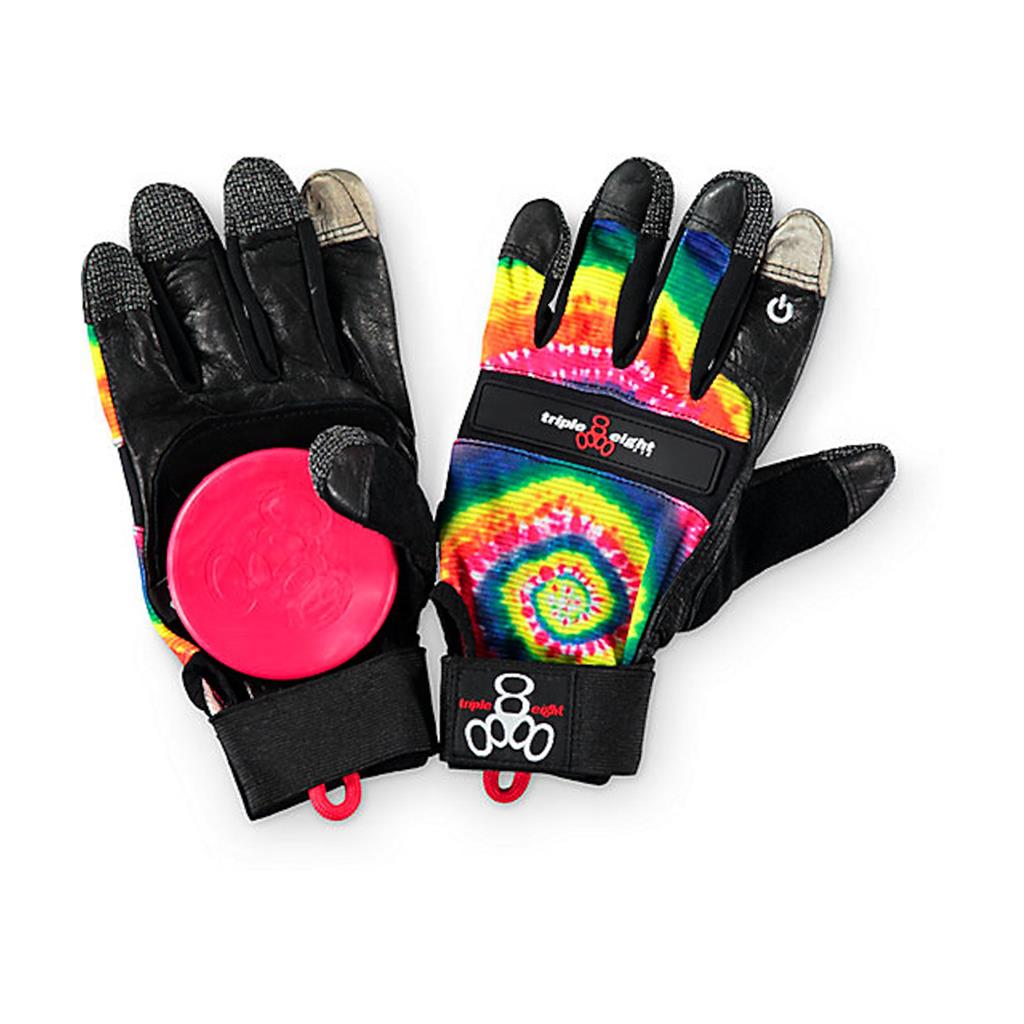 TRIPLE 8 DOWNHILL SLIDE GLOVES (SIZE S/M TIE DYE / BLACK) SKATEBOARD eBay