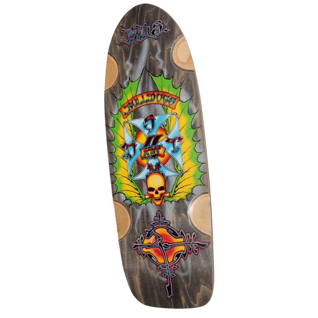 BULLDOG SKATES BDS SKULL CROSSBONES 31&quot; x 11&quot; SKATEBOARD DECK BLACK STAIN SMOKE | eBay