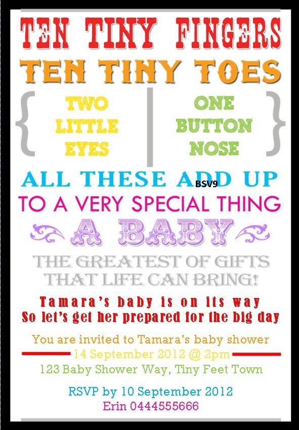 Personalised Vintage Retro Baby Shower Invites/Invitations - various ...
