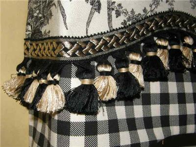 French Country Valance Curtain Rooster Waverly La Petite