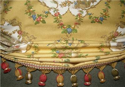 Custom French Country Fair Toile Red Yellow Rooster Plaid