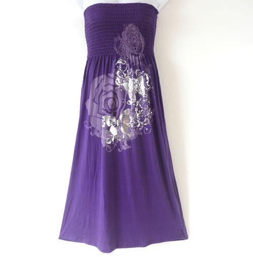 Details about M Plus Size Butterfly Print Maxi Tube Dress Purple 2X Details about M Plus Size Butterfly Print Maxi Tube Dress Purple 2X