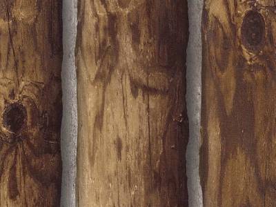 Wallpaper Designer Rustic Log Cabin Brown Wood Log Wall | eBay