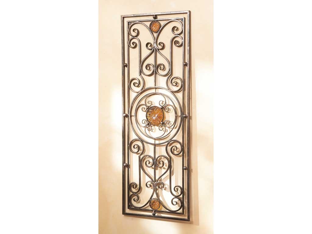 Wall Grill Decorative Metal Wrought Iron Medallion