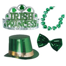 St. Patricks Day Hats and Beads
