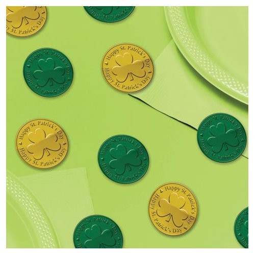Green and Gold Coin Table Sprinkles