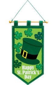 St. Patrick's Day Decorations Garden Flags