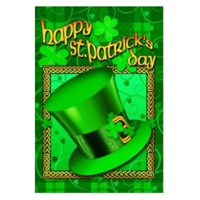 St. Patrick's Day decorations yard flag