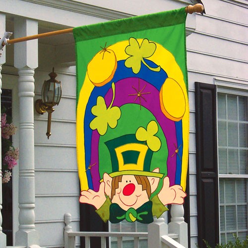 St. Patrick's Day Decorations Garden Flags