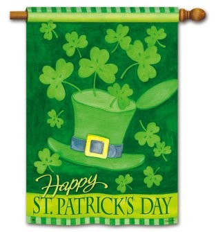 St. Patrick's Day Decorations Garden Flags
