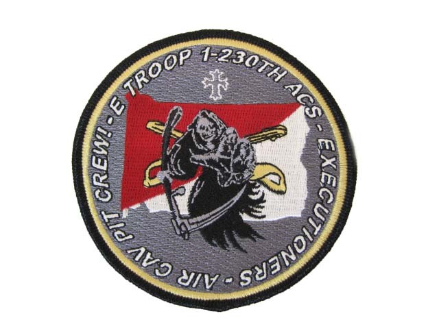 1-230th E TRP ACS AIR CAV CALVARLY ARMY AVIATION PATCH