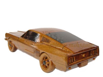 wooden mustang