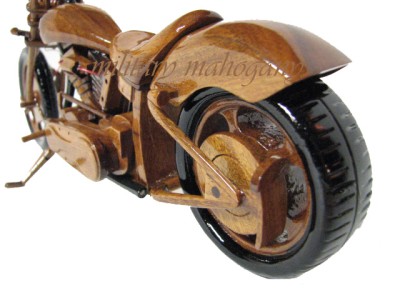Iron Horse Choppers on Chopper Iron Horse Motorcycle Bike Wood Wooden Mahogany Hand Carved