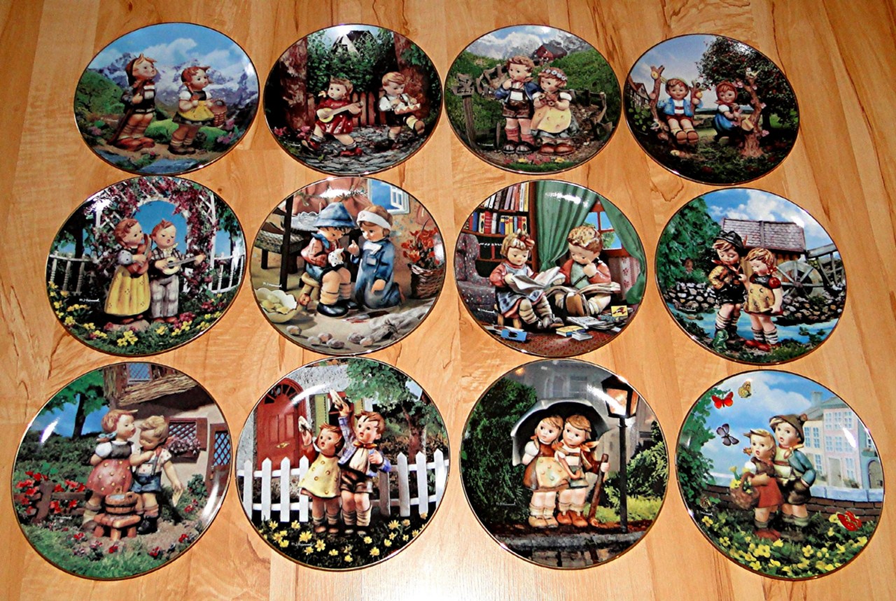 M.I. Hummel LITTLE COMPANIONS (Set of 12) Plate Set, Lot eBay