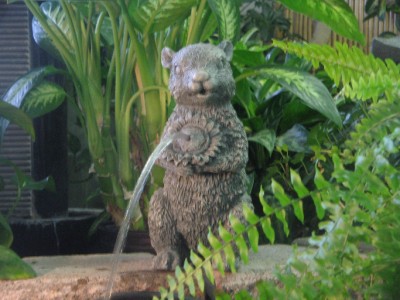 Liquid Pond Fertilizer on Squirrel Spitter Decorative Fountain Water Spouter Pond Ebay