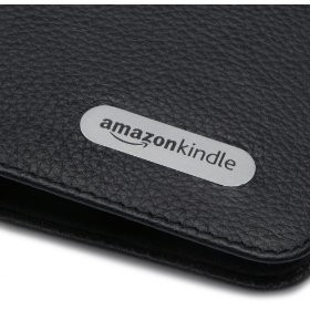 GENTLY USED KINDLE 2 LEATHER AMAZON OEM COVER. fits 2NG gENERATION ...