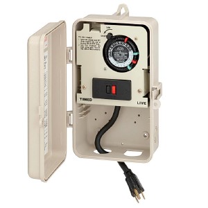timer intermatic pool pond portable outdoor fountain timers pump circuit outlet xmas lights lake clock