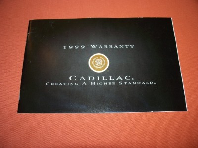 cadillac deville owners manual