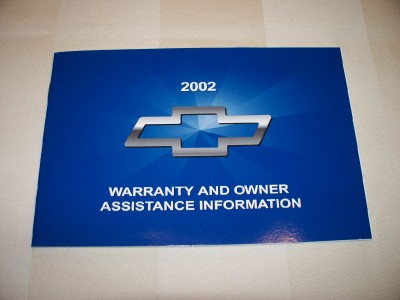 2002 cavalier operator manual