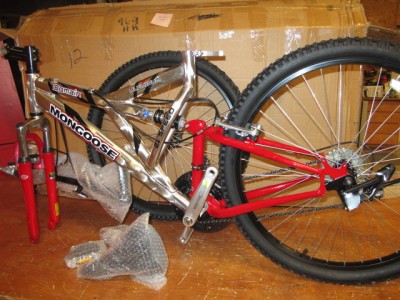 mongoose domain 21 speed mountain bike