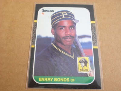 barry bonds rookie picture. Barry Bonds Rookie RC Donruss