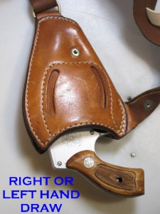 #9R1 BIANCHI Upside Down Shoulder Gun Holster S&W 34 36 37 38 42 442 60