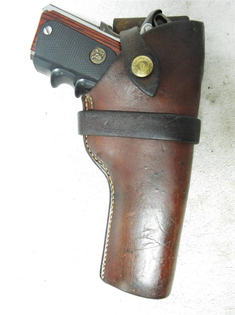 25 45A Vintage LAWRENCE Gun Holster COLT 1911 45 Govt. Gold Cup
