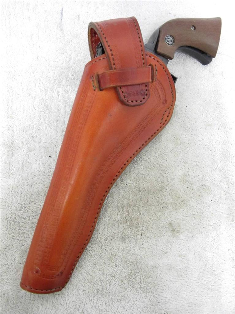 CREGER LEATHER Western Cross Draw Gun Holster RUGER Blackhawk & Super 7