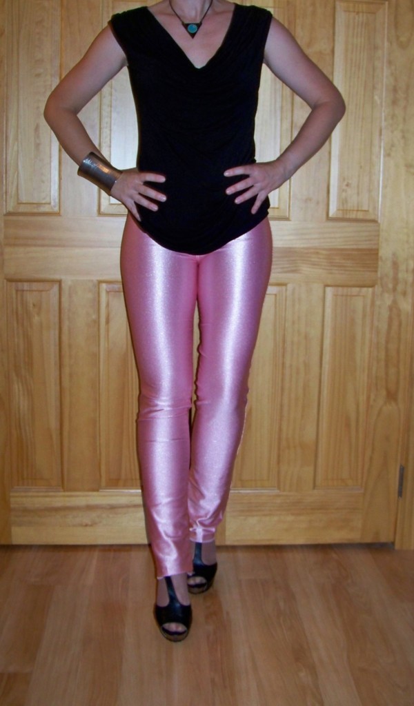 Vtg Spandex Disco Michi Pants Shiny Trousers Rocker Ebay 7425