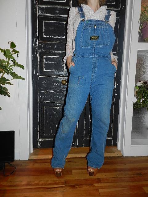 vtg 80s overalls bibs denim mechanic vtg 80s overalls bibs denim mechanic