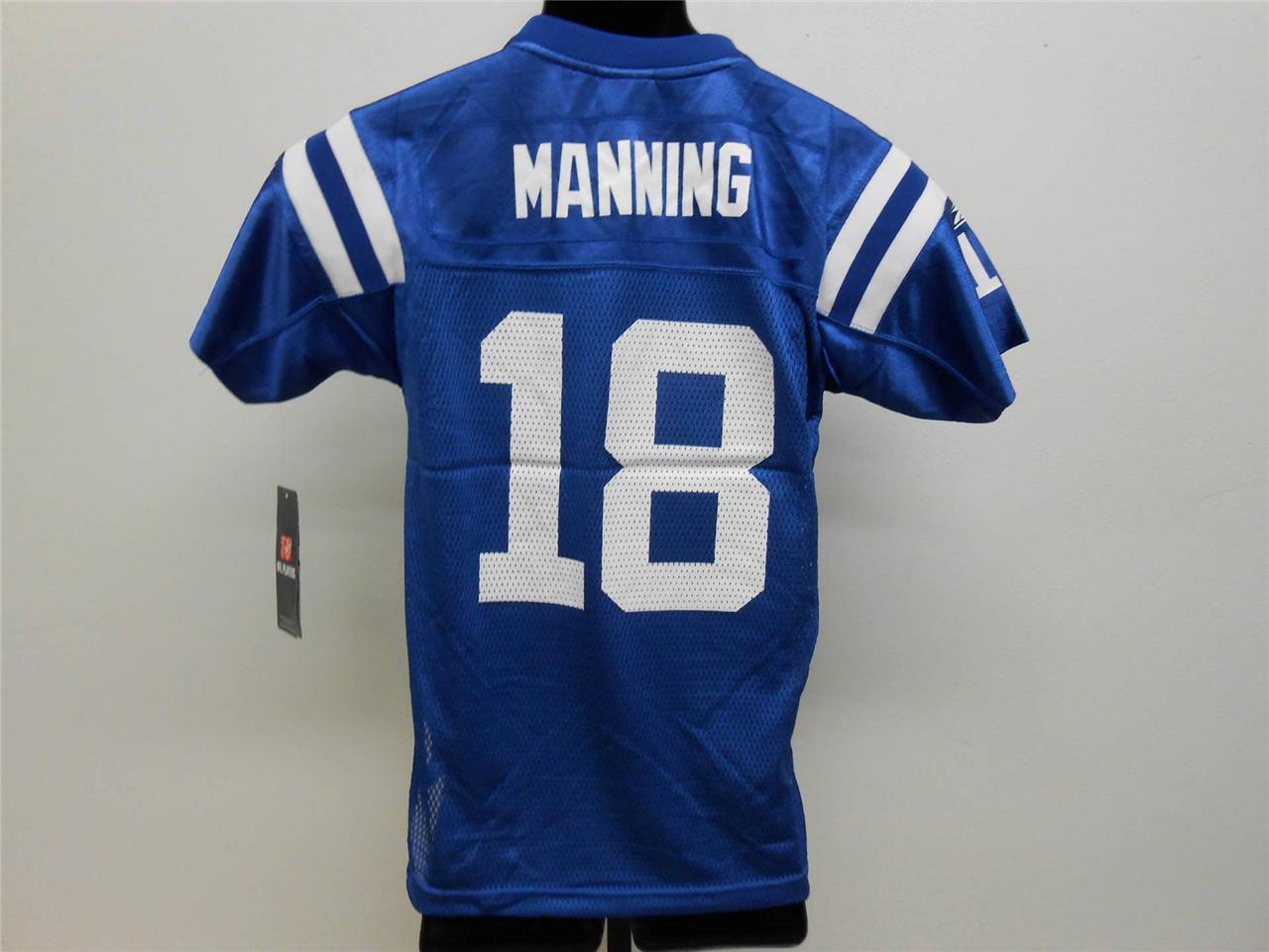Manning 18 colts jersey Clearance