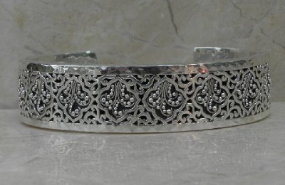 Skye Jewelry Sale on Lois Hill Alhambra Design Sterling Silver Cuff Bracelet Authentic New