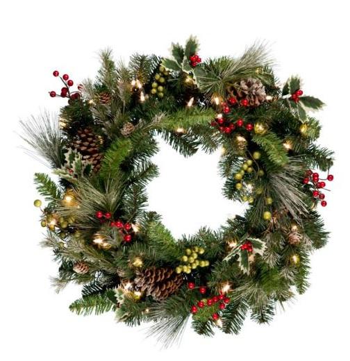 outdoor pre lit holly berry frost cordless christmas outdoor pre lit holly berry frost cordless christmas