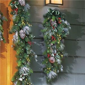 outdoor pre lit holly berry frost cordless christmas outdoor pre lit holly berry frost cordless christmas