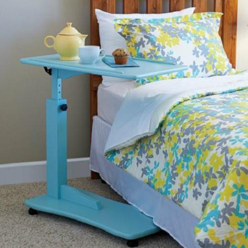 CLEARANCE Bedroom ROLLING ADJUSTABLE READING BEDSIDE TRAY TABLE 3