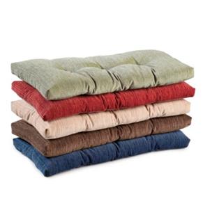 bench cushion indoor seat kitchen tufted cushions slip pad dining non choices pads x14 benches x12 patio furniture diy