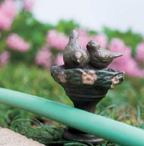 SET OF 3 CAST IRON DECORATIVE HOSE GUIDES Outdoor Lawn Garden Decor 3 set-of-3-cast-iron-decorative-hose-guides-outdoor-lawn-garden-decor-3
