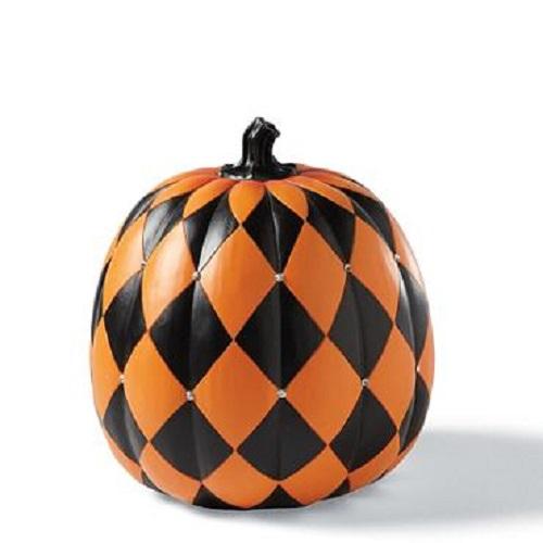 Indoor Outdoor DESIGNER RESIN HALLOWEEN PUMPKINS Decorations MULTIPLE